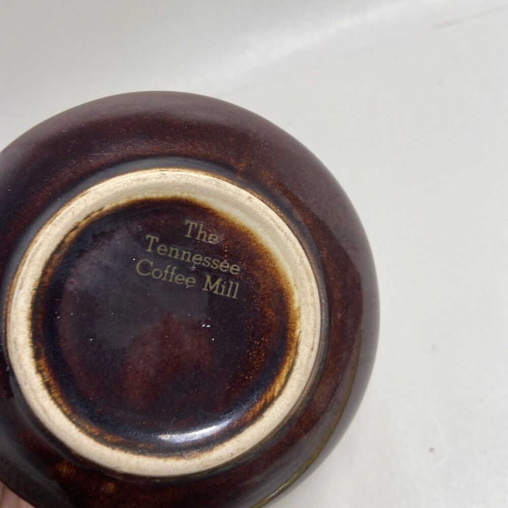 Pigeon Forge Pottery Mug Beige Brown Rim Anne Personal Name Rustic Collectible - Picture 4 of 7